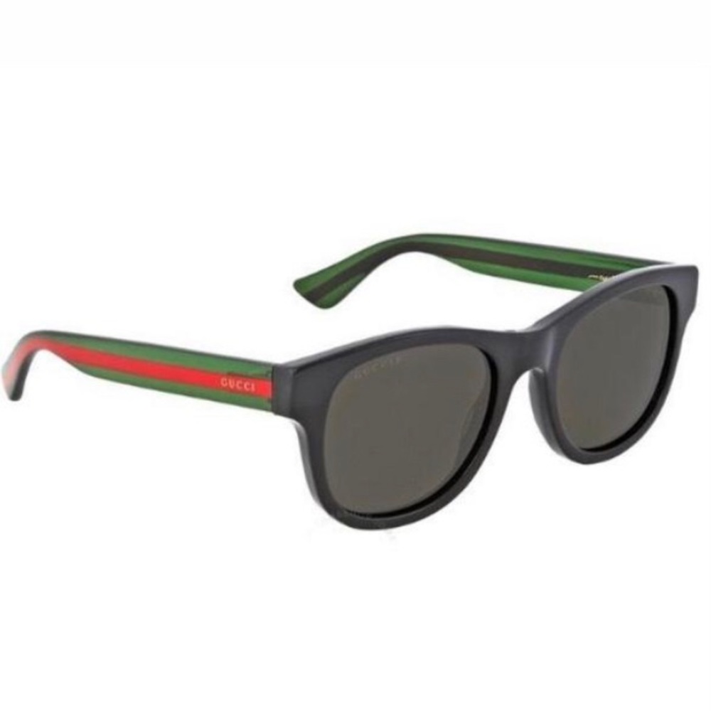 GUCCI Green Square Polarized Unisex Sunglasses